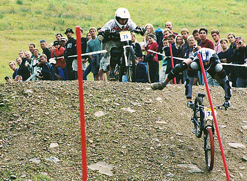 downhill